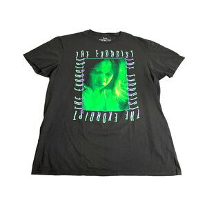 The Exorcist‎ Shirt Adult Large Black Spell Out Classic Horror Movie Promo Mens